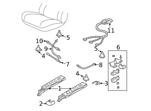 Tracks & Components for 1998 Chevrolet Malibu #0