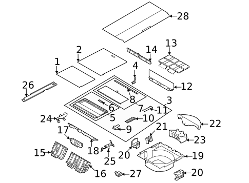 Interior Trim - Rear Body for 2022 Land Rover Range Rover #2