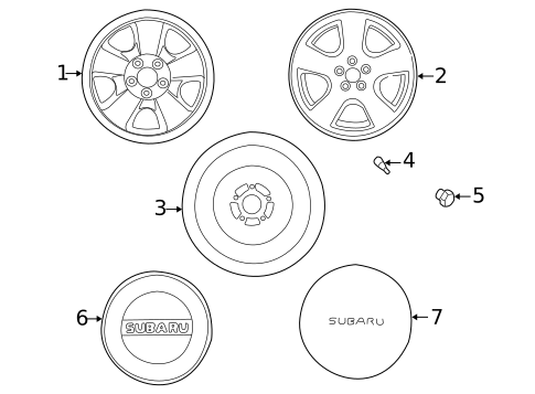 Wheels for 1998 Subaru Forester #0