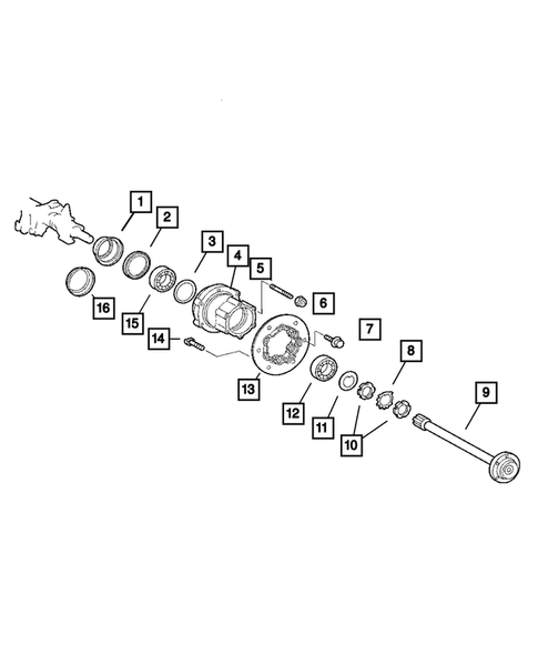 Differential and Housing for 2005 Dodge Sprinter 3500 #1