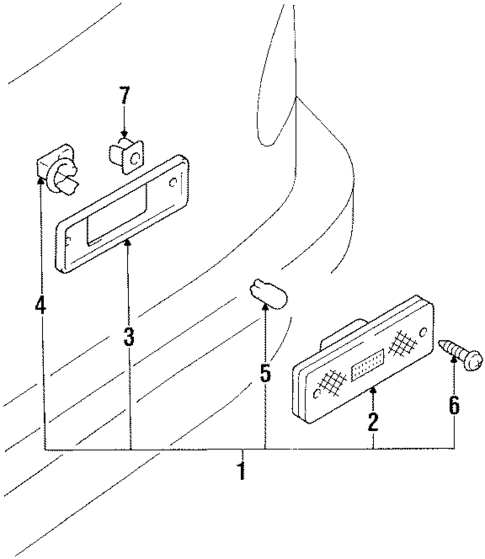 Side Marker Lamps for 1991 Toyota Corolla #0