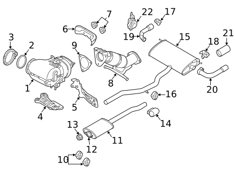 Exhaust Components for 2021 Volvo XC60 #0