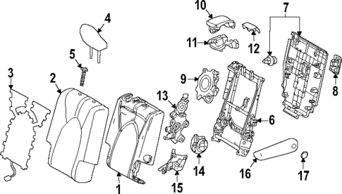 Second Row Seats for 2025 Toyota Grand Highlander #1