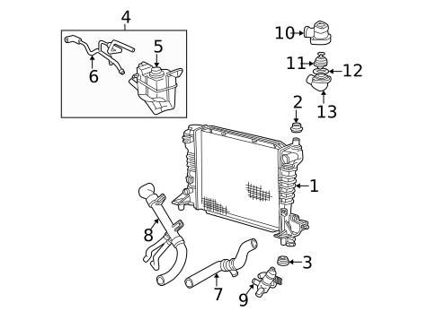 Hoses & Pipes for 2005 Lincoln LS #0