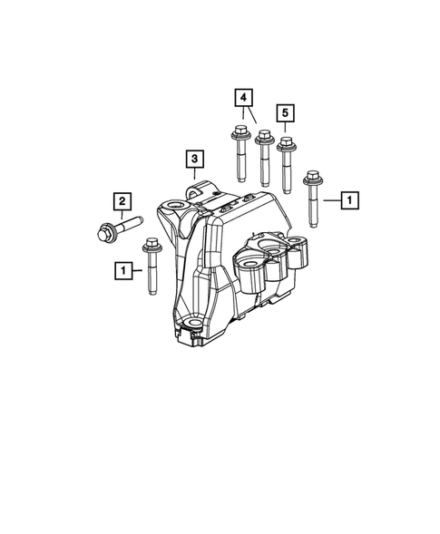 Engine Mounting for 2013 Dodge Dart #2