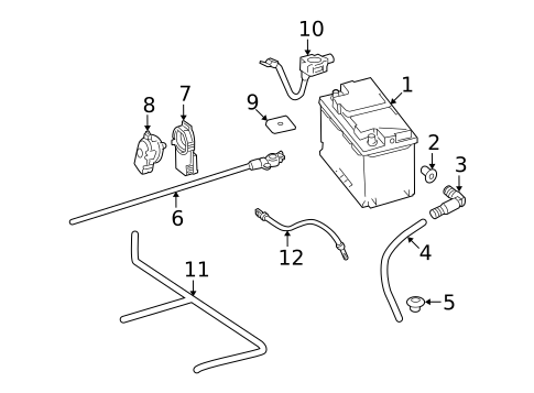 Battery for 2013 Mercedes-Benz E 350 #0