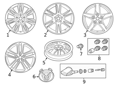 Wheels for 2020 Jaguar XE #1