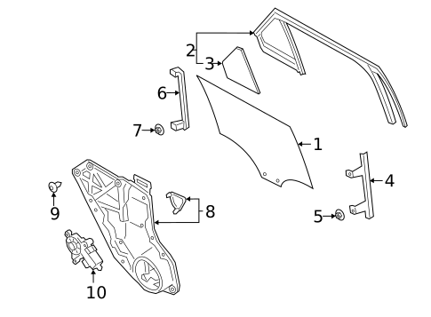Rear Door for 2021 Ford Police Interceptor Utility #0