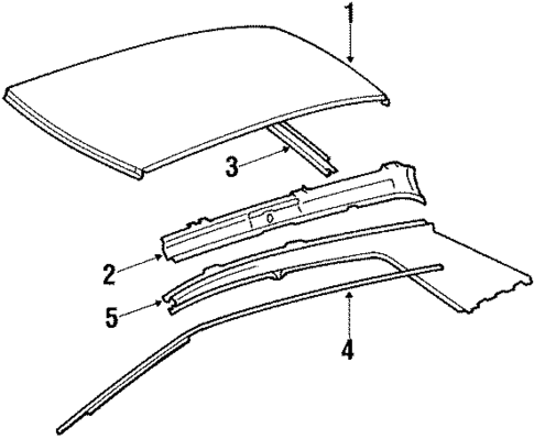Roof for 1989 Mercedes-Benz 190 D #0