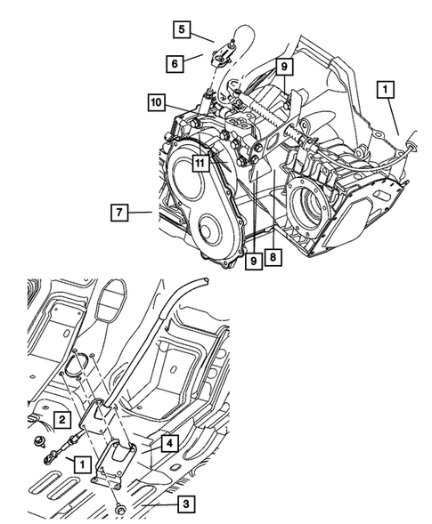 Gearshift Controls for 2007 Chrysler PT Cruiser #5