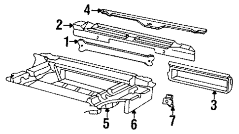 Rear Body for 1989 Buick Century #0