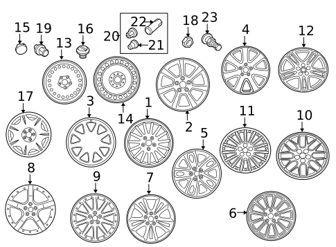 Wheels for 2007 Jaguar X-Type #0