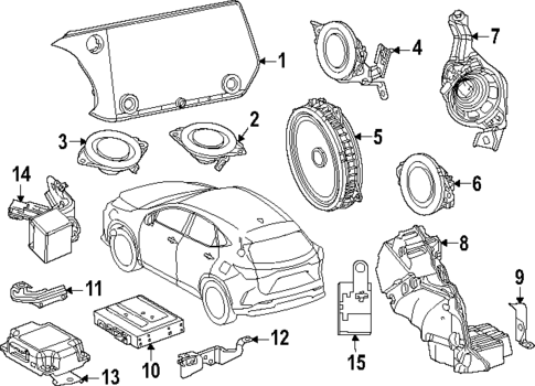 Sound System for 2024 Lexus RX450h+ #0
