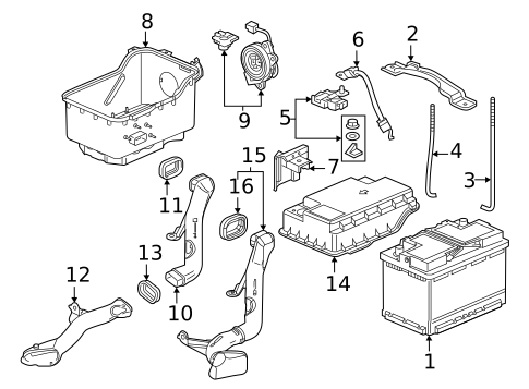 Battery for 2025 Acura RDX #0