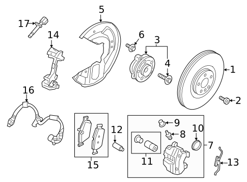 Front Brakes for 2019 Volvo XC90 #9