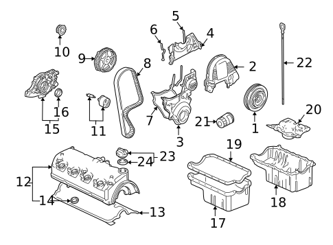 Gaskets & Sealing Systems for 1986 Honda Civic #1