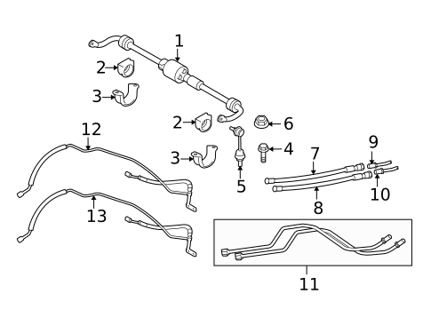 Steering Gear & Linkage for 2008 BMW 535xi #2