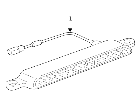 High Mounted Stop Lamp for 2008 Toyota Corolla #1