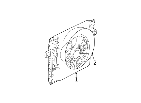 Cooling Fan for 2000 Jeep Grand Cherokee #1