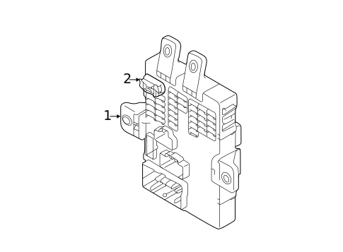 Fuse & Relay for 2020 Kia Sportage #1
