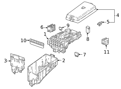 Fuse & Relay for 2025 Volkswagen Taos #1