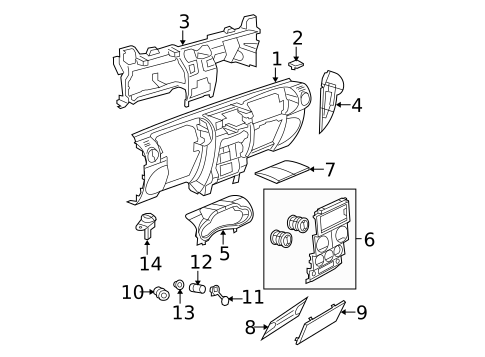 Instrument Panel for 2009 Jeep Wrangler #0