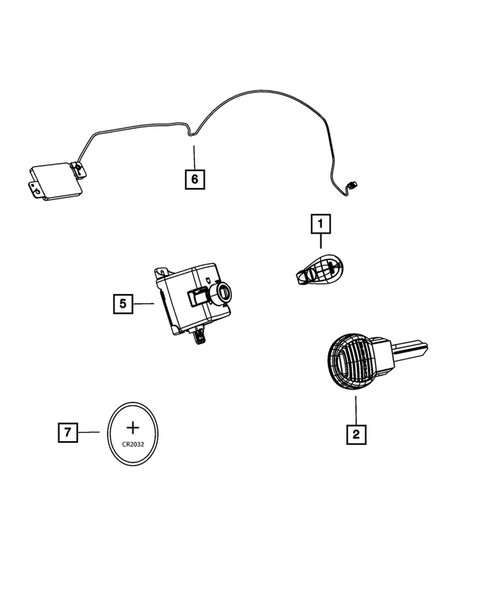 Keys, Modules and Engine Controllers for 2012 Ram 3500 #6
