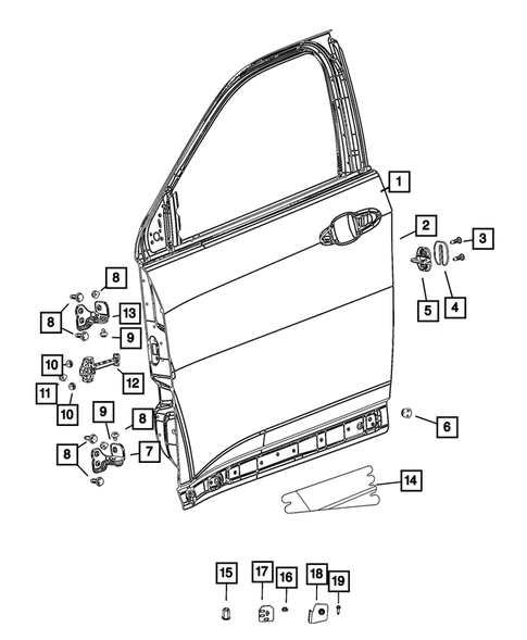 Front Door for 2023 Jeep Compass #1