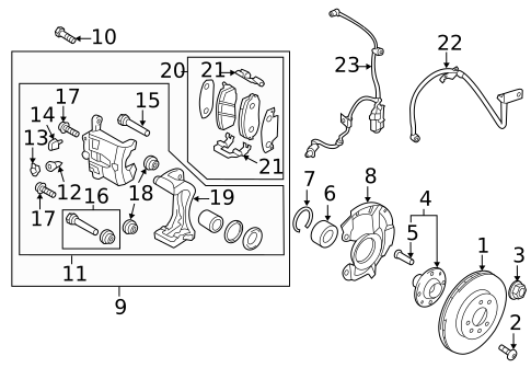 Anti-Lock Brakes for 2019 Hyundai Accent #1