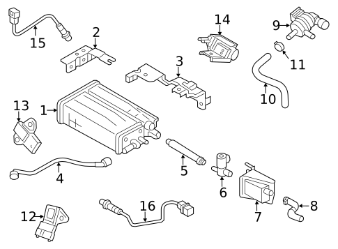 Emission Components for 2016 Hyundai Veloster #0