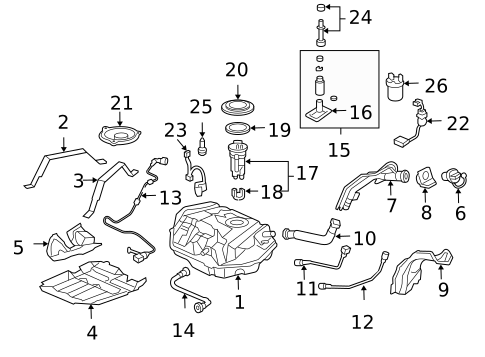 Senders for 2005 Honda Accord #0