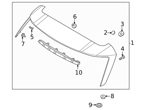 Exterior Trim - Rear Door for 2024 Kia Sorento #5