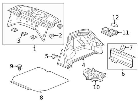 Interior Trim - Rear Body for 2012 Honda Civic #0