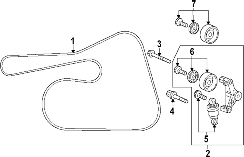 Belts & Pulleys for 2024 Honda Civic #0