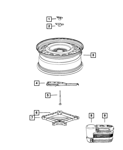 Jack Stowage for 2016 Chrysler 300 #0