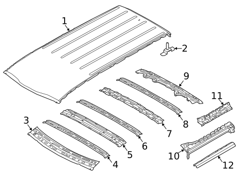 Roof & Components for 2018 Kia Sedona #1