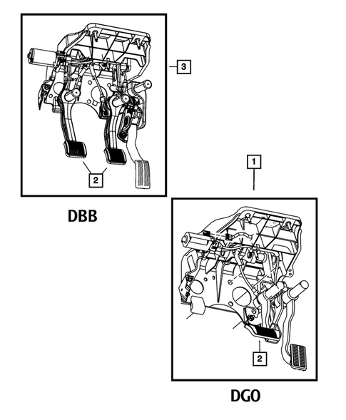 Brake Pedals for 2019 Ram 3500 #2
