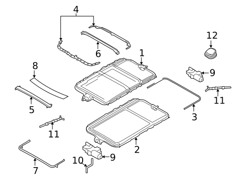 Sunroof for 2009 BMW M6 #1