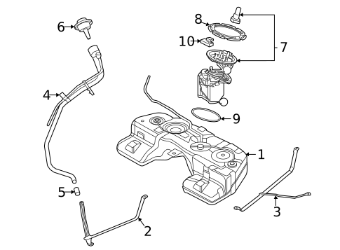 Fuel System Components for 2021 BMW X6 #0