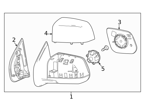 Outside Mirrors for 2016 GMC Canyon #0