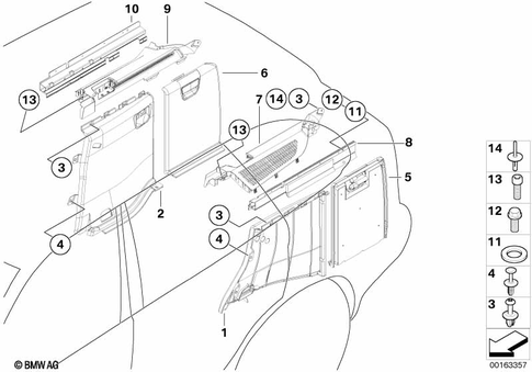 Luggage Compartment for 2005 BMW X5 3.0i #0