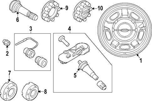 Wheels for 2024 Ford F-350 Super Duty #3