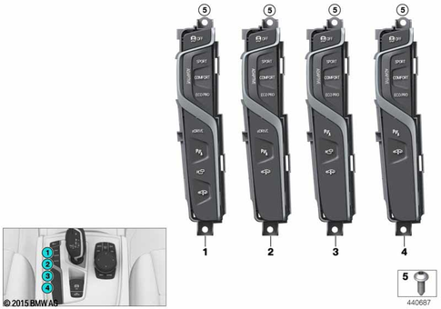 Switch for 2019 BMW 740eX #22