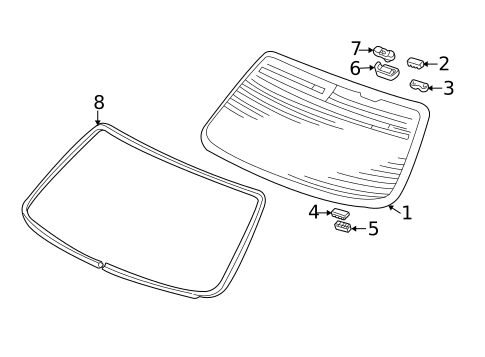 Reveal Moldings for 1999 Acura TL #1
