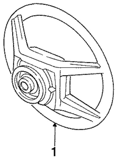 Steering Wheel & Trim for 1986 Ford LTD #0