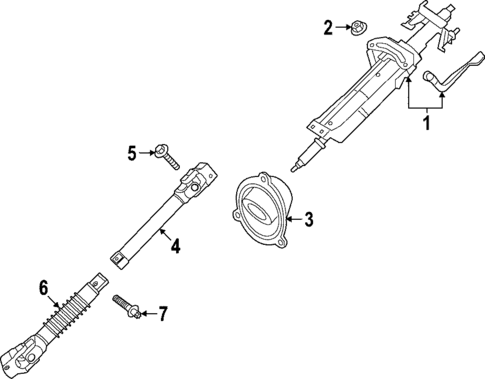 Steering Column Assembly for 2021 BMW M3 #0