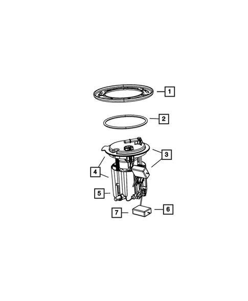 Fuel Pump and Sending Unit for 2010 Dodge Caliber #0