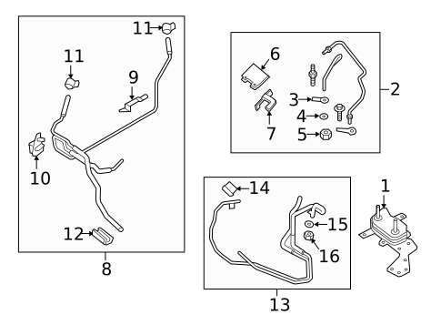 Trans Oil Cooler for 2016 Ford Edge #0