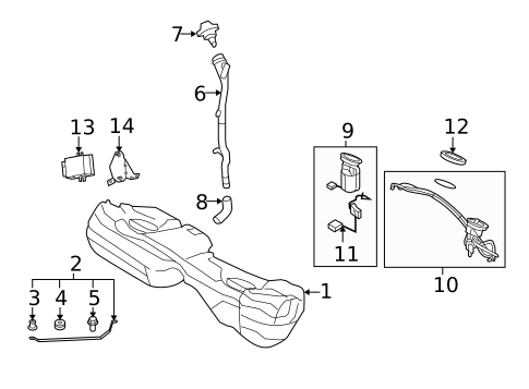 Fuel System Components for 2011 BMW 335d #0