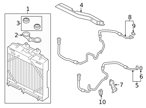 Oil Cooler for 2011 BMW 535i xDrive #0